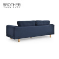 El sofá modelo nuevo azul de la tela del diseño moderno fija el sofá perezoso del muchacho de las imágenes